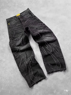 2024 ropa y2k streetwear flame - Flawda Baby Enterprises