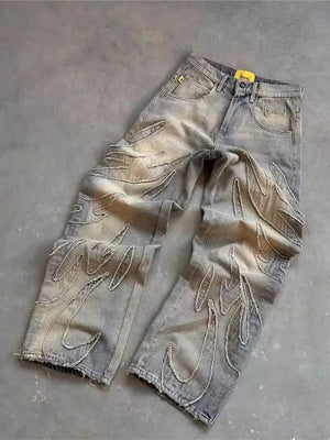 2024 ropa y2k streetwear flame - Flawda Baby Enterprises