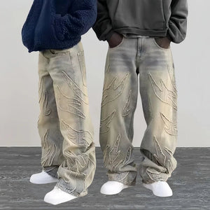 2024 ropa y2k streetwear flame - Flawda Baby Enterprises