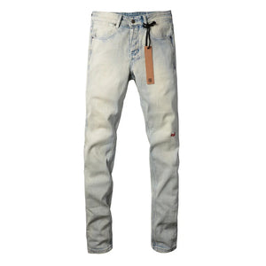 KSUBI Cross Jeans High Street Red Cross Embroidery Logo Low Rise Jeans Men's Women's Streetwear Metal Button Slim Stretch Jeans