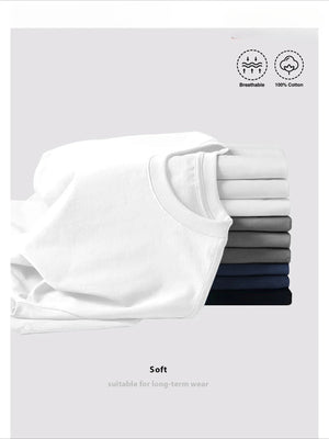 Y2K Rich Junkie Double Sided Printing Men's Cotton T-Shirt Soft And Comfortable Casual And Versatile Printed T-Shirt