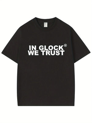 2025 Women Graphic in Glock T-Shirt Cotton Sweat Wicking Breathable High-Quality Men Tshirt Casual Tee for Easy Movement Perfect
