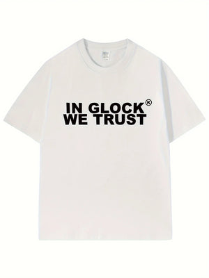 2025 Women Graphic in Glock T-Shirt Cotton Sweat Wicking Breathable High-Quality Men Tshirt Casual Tee for Easy Movement Perfect