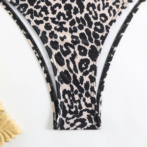 Sexy Leopard Micro Bikini 2025 Women Swimsuit Female Swimwear High Waist Bikinis Sets Brazilian Bandeau Beach Wear Bathing Suit