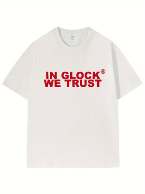 2025 Women Graphic in Glock T-Shirt Cotton Sweat Wicking Breathable High-Quality Men Tshirt Casual Tee for Easy Movement Perfect