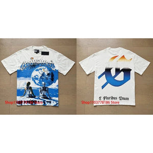 Godspeed Short Sleeve T-shirt Personality Trend Hip - hop Multi - style Fashion Print Top Tee American Streetwear Men's Clothing - Flawda Baby Enterprises