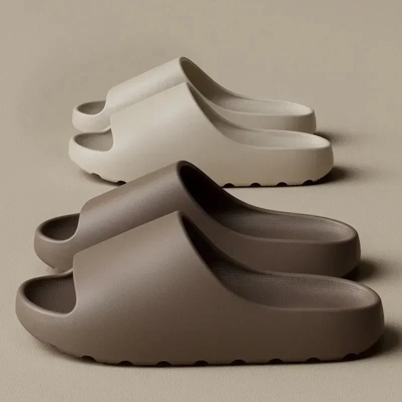 Hot Coconut Slippers Cloud Thick - soled Sandals Summer Fashion Soft Bottom Beach Men Slippers Women's Sandals EVA Slides - Flawda Baby Enterprises