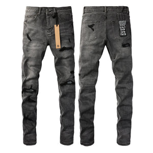 KSUBI Cross Jeans High Street Red Cross Embroidery Logo Low Rise Jeans Men's Women's Streetwear Metal Button Slim Stretch Jeans - Flawda Baby Enterprises
