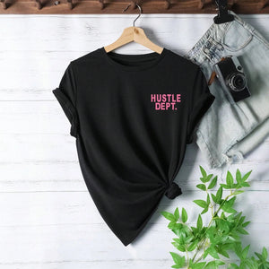 Mia Muse T-Shirts Summer Simple Decent Letter Print Short Sleeve Crew Neck Regular Fit Daily Basic T-Shirts for Women - Flawda Baby Enterprises