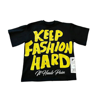 Retro double gun graphic t shirts gothic streetwear y2k top oversized short harajuku 2000s korean goth t shirt men clothing - Flawda Baby Enterprises