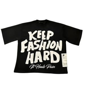 Retro double gun graphic t shirts gothic streetwear y2k top oversized short harajuku 2000s korean goth t shirt men clothing - Flawda Baby Enterprises