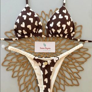 Sexy Print Bikini Sets 2025 Summer Fashion High Waist Bathing Suit Women's Swimming Suit Biquinis Two Pieces Suit Beachwear - Flawda Baby Enterprises